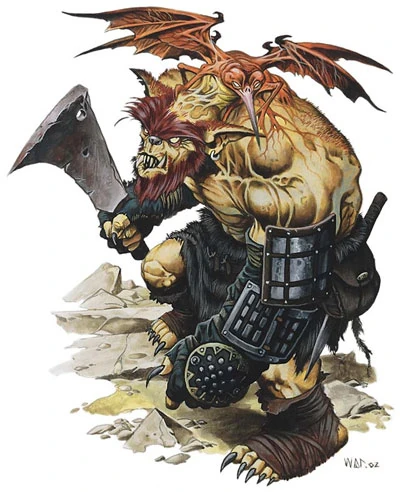 A "Bugsucker" is a symbiotic creature of Bugbear (host) with Stirge (guest)