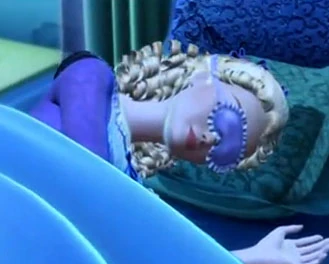 Nellie Olson's ringlets? Check. Evil Blonde? Check. Sleep Mask? You're a .