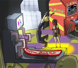 "Great, you got the high score, can we save the world now?" ""