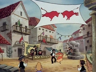    ! By the way, this "town" is   