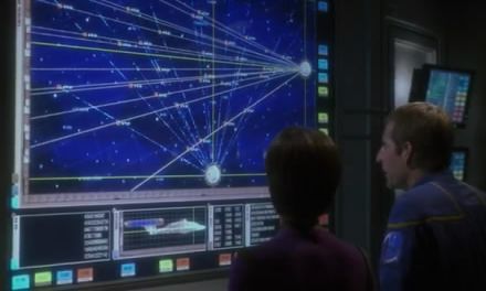 Where gravometric waves intersect, spatial anomalies attack.