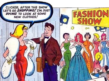 The  and dresses here are already out of fashion! 