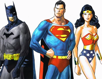 Modern mythology's most famous Cosmic Forces Trio. They even named the series Trinity.