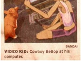 Cowboy Bebop at His Computer