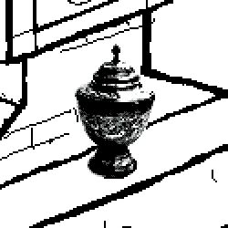 Bet you $20 that urn will be spilled before the bottom of the page.