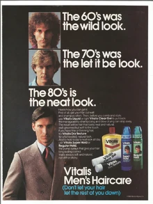 Actually, the seventies was both the "wild" and "let it be" looks.