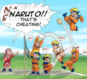 Of course he's cheating, 