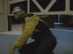 Epic Geordi Maneuver. Click HERE to see it animated.