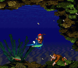 How exactly is he riding that swordfish?