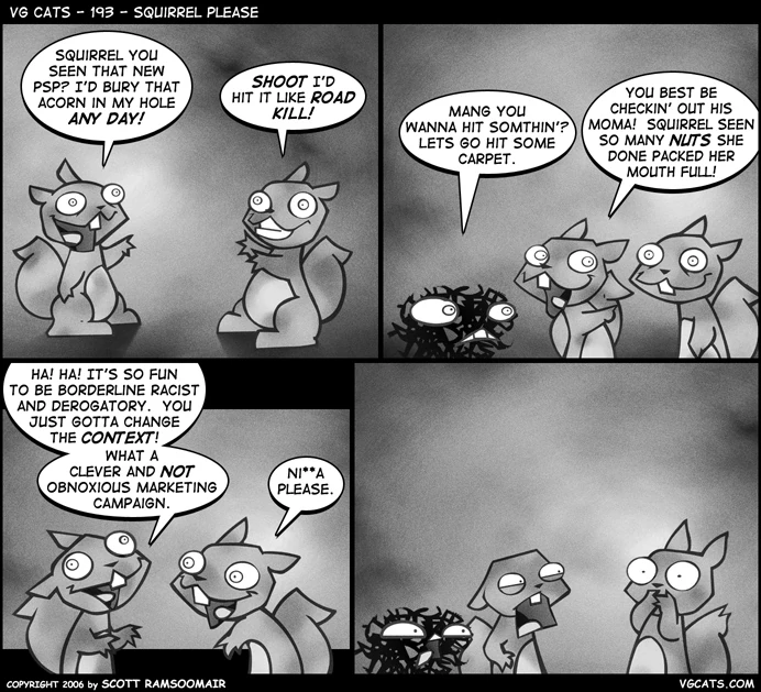 Vg cats racist squirrels
