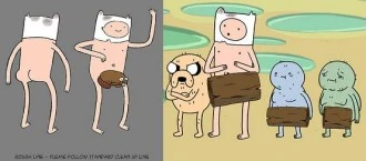 On the left was what they . On the right was their 