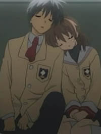 Cit clannad - Nagisa x Tomoya - Asleep at school