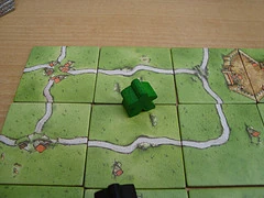 The green player is not having a good day.