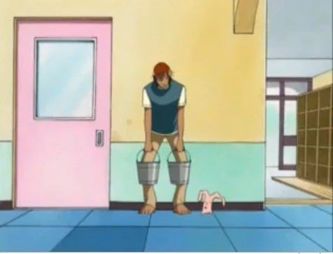 Teacher go stand in the hall!