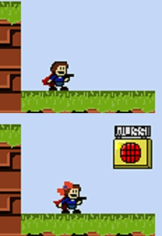 Above: Hard mode.Below: Sissy girly wuss mode.