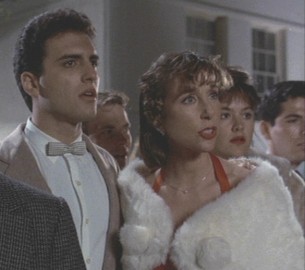 Back to the future dance couple