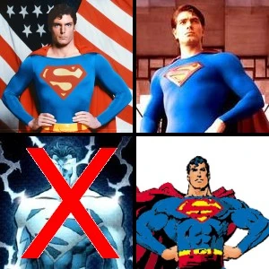 Even , you can't really change Superman's costume.