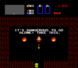 It's dangerous to go alone. Take this.