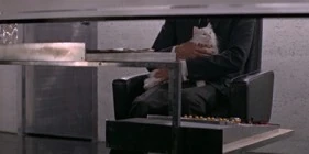 The  in his natural habitat.