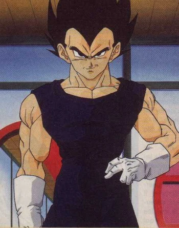 His forehead tells us he's not exactly a nice guy.