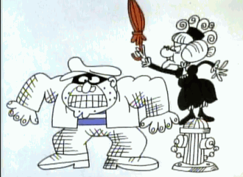 Violent old lady 4545
