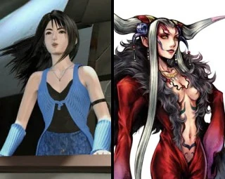 The lady on the right is evil, because .