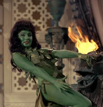  Green Skinned Space Babe