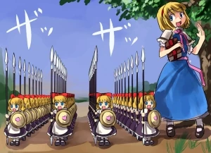 Alice assembles her doll army for .