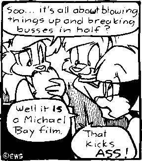 Watching trailer for , which is all about this trope.