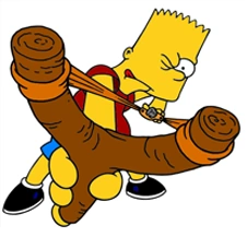 BartSimpsonSlingshot