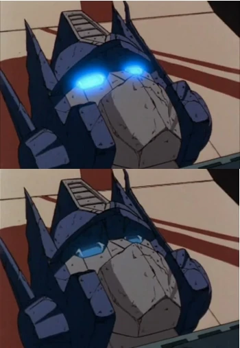  Optimus was like a nightlight for children across the world.... one that just burned out.