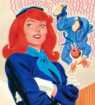 Jean doesn't have to lift a finger to lift Hank.