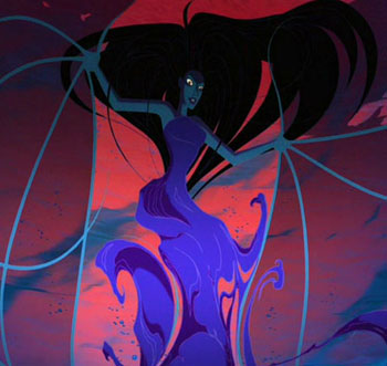 Eris, the goddess of Discord, fits this trope like a glove.