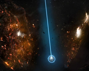A Kzinti warship finds itself on the wrong end of a human fusion drive