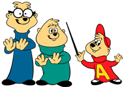 Alvin, Simon, The-o-dore! Doot, doot, doo-doo-doo-doot...