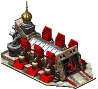 They stuck Russian Orthodox Church architecture on a Communist War Factory. A 's .