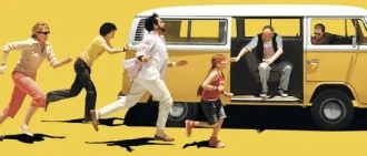 A family and a vehicle