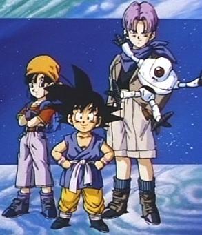 Goku, Pan, trunks and giru  Anime dragon ball super, Anime dragon