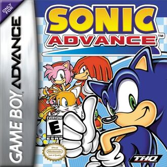 Sonic Advance Cover Art