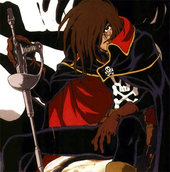 A space pirate... sailing the sea of stars...