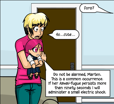 After five minutes, she'll dial 911