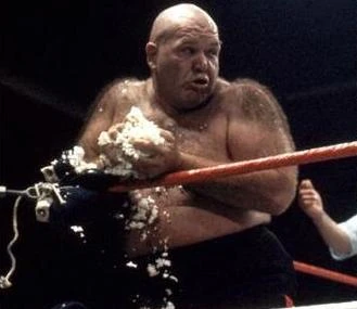 How's the turnbuckle taste, George?