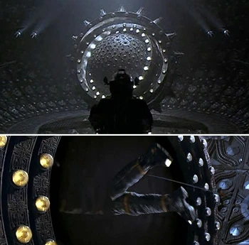 Even astronauts can forget to stand behind the yellow line.