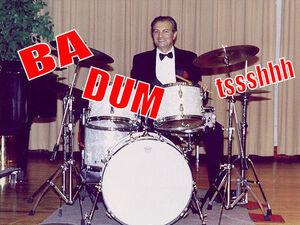 Two drums deals and a cymbal