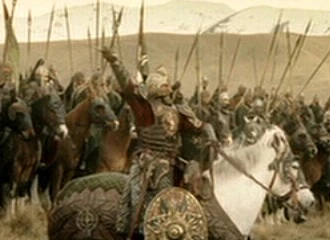 Theoden leads the charge