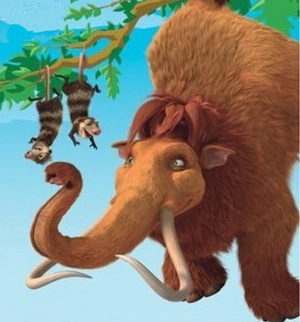  She's not just playing possum; she really thinks she is one.