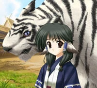 Cit utawarerumono - Aruruu and tiger