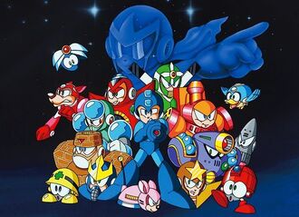 Mega Man 5 Japanese Cover Art