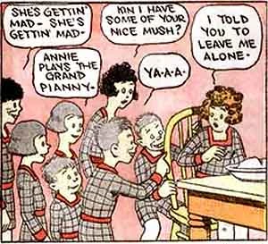 Which one has red hair?