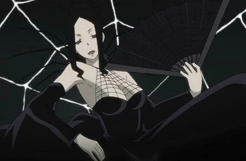 She's probably going for a bat look.